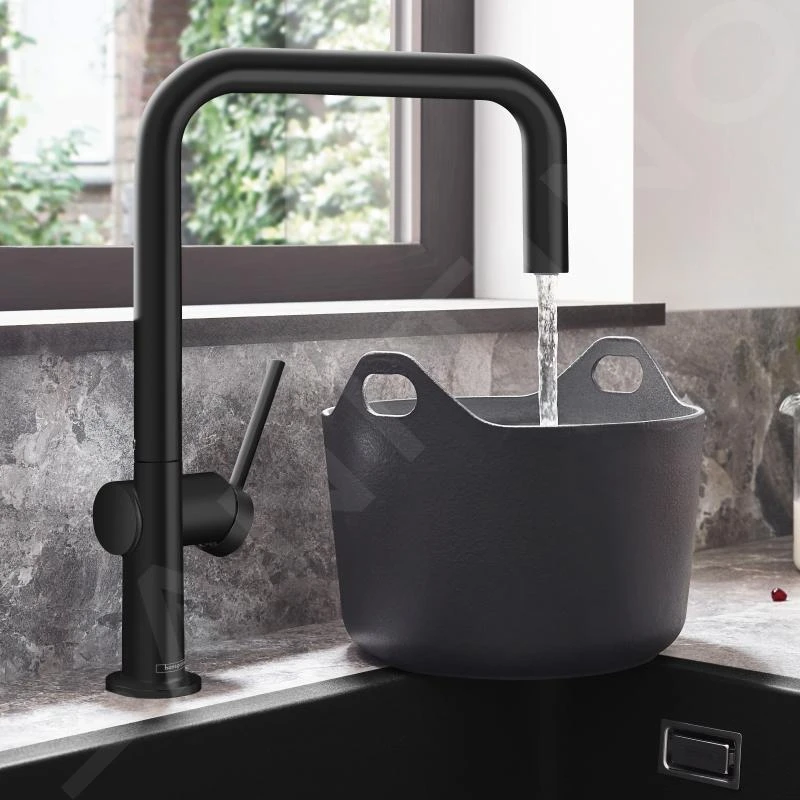 Hansgrohe M54 - Spültischarmatur Talis, Schwarz Matt 72806670 4 Hansgrohe M54 - Spültischarmatur Talis, Schwarz Matt 72806670 – Bild 4