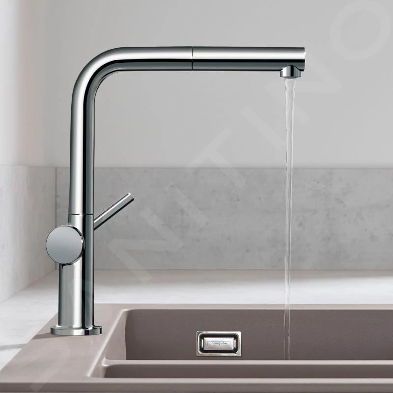 Hansgrohe M54 - Spültischarmatur Talis, Mit Ausziehbarem Auslauf, Verchromt 72808000 3 Hansgrohe M54 - Spültischarmatur Talis, Mit Ausziehbarem Auslauf, Verchromt 72808000 – Bild 3