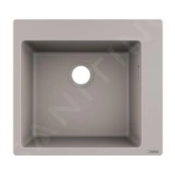 Hansgrohe Abwäschen - Granit-Einbauspülbecken S510-F450, Betongrau 43312380