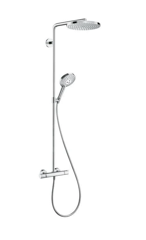 Hansgrohe Raindance Select S - Duschsäule Mit Thermostatbatterie Showerpipe 240 1jet P, Verchromt 27633000 1 Hansgrohe Raindance Select S - Duschsäule Mit Thermostatbatterie Showerpipe 240 1jet P, Verchromt 27633000