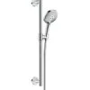 Hansgrohe Raindance Select S - Brausegarnitur 120 EcoSmart/Unica&apos;Comfort 65, Weiß/Chrom 26321400