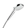 Hansgrohe Croma Select E - Duschkopf 110, Weiß / Verchromt 26814400