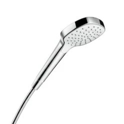 Hansgrohe Croma Select E - Duschkopf 110, Weiß / Verchromt 26814400