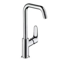 Hansgrohe Focus E2 - Waschtisch Einhebelmischer 240, Mit Schwenkbarem Auslauf Und Ablaufgarnitur, Verchromt 31609000