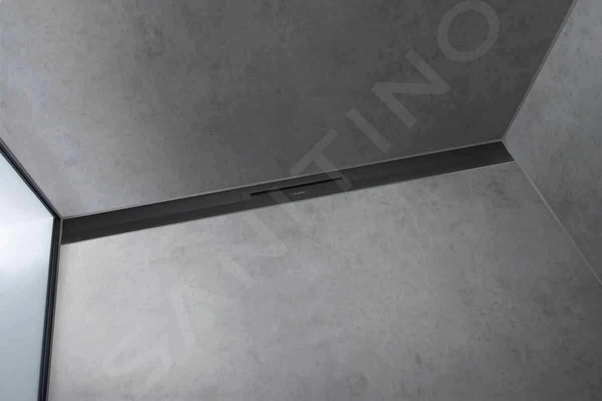 Hansgrohe RainDrain Flex - Duschrinne 1200 Mit Edelstahlrost, Kürzbar, Zur Wandmontage, Schwarz Matt 56054670 5 Hansgrohe RainDrain Flex - Duschrinne 1200 Mit Edelstahlrost, Kürzbar, Zur Wandmontage, Schwarz Matt 56054670 – Bild 5