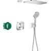Hansgrohe Croma E - Duschset 280, Mit Thermostat Ecostat E-Unterputz, Verchromt 27953000