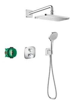 Hansgrohe Croma E - Duschset 280, Mit Thermostat Ecostat E-Unterputz, Verchromt 27953000