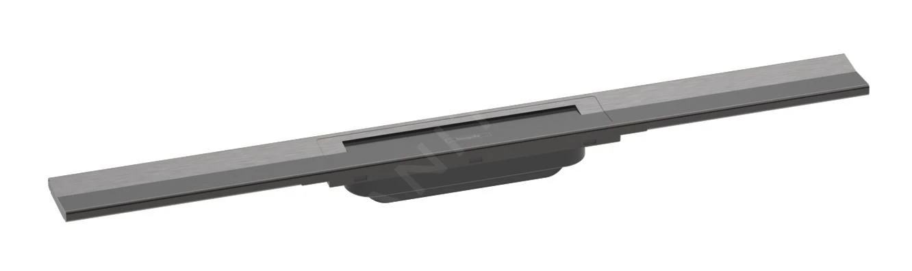 Hansgrohe RainDrain Flex - Duschrinne 700 Mit Edelstahlrost, Kürzbar, Freie Montage, Chrom Schwarz Gebürstet 56043340 1 Hansgrohe RainDrain Flex - Duschrinne 700 Mit Edelstahlrost, Kürzbar, Freie Montage, Chrom Schwarz Gebürstet 56043340