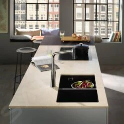 Hansgrohe Abwäschen - Granit-Unterbauspülbecken S510-U770, Graphitschwarz 43434170 11 Hansgrohe Abwäschen - Granit-Unterbauspülbecken S510-U770, Graphitschwarz 43434170 -Hansgrohe Verkaufsgeschäft 80cca6df413e40712e82e028