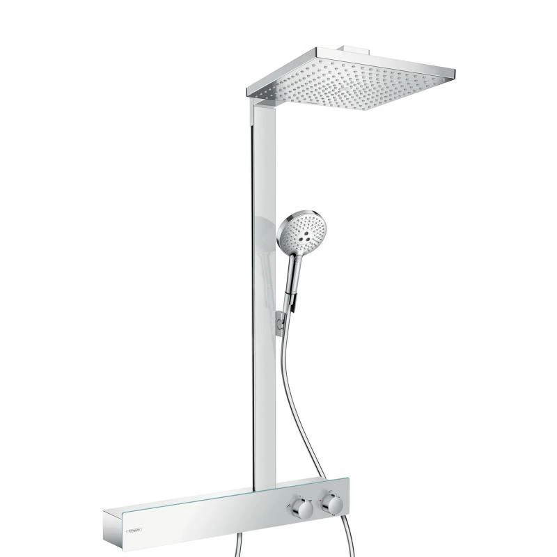 Hansgrohe Raindance E - Duschsäule Showerpipe 300 Mit Thermostatbatterie 600, EcoSmart 9 L/min, Verchromt 27364000 1 Hansgrohe Raindance E - Duschsäule Showerpipe 300 Mit Thermostatbatterie 600, EcoSmart 9 L/min, Verchromt 27364000