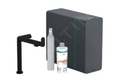 Hansgrohe Aqittura M91 - Spültischarmatur, SodaSystem, SBox, Schwarz Matt 76810670