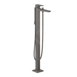 Hansgrohe Metropol - Wannenarmatur, Bodenmontage, Schwarz Chrom Gebürstet 32532340