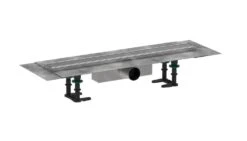 Hansgrohe RainDrain Compact - Duschrinne 60 Cm, Mit Gitter, Gebürstet Edelstahl 56174800