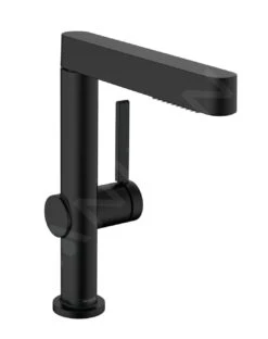Hansgrohe Finoris - Waschtisch Einhebelmischer 230, Mit Ablaufgarnitur Push-Open Und Ausziehbarer Brause, EcoSmart, Schwarz Matt 76063670