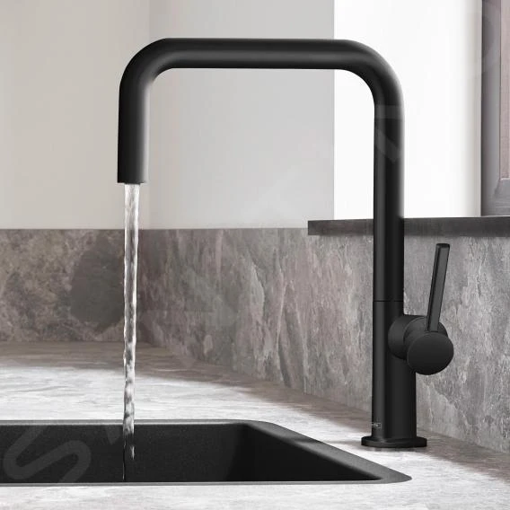 Hansgrohe M54 - Spültischarmatur Talis, Schwarz Matt 72806670 3 Hansgrohe M54 - Spültischarmatur Talis, Schwarz Matt 72806670 – Bild 3