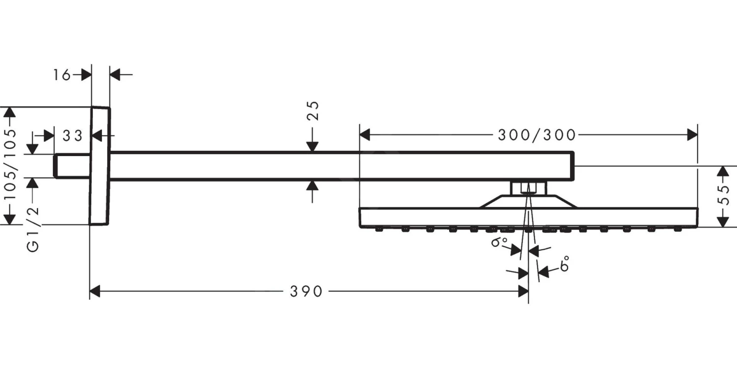 Hansgrohe Raindance E - Kopfbrause E 300 Mit Duscharm, Gold Poliert 26238990 2 Hansgrohe Raindance E - Kopfbrause E 300 Mit Duscharm, Gold Poliert 26238990 – Bild 2