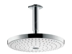 Hansgrohe Raindance Select S - Kopfbrause 240, Ausladung 100 Mm, 2 Strahlen, Weiß / Verchromt 26467400
