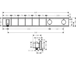 Hansgrohe RainSelect - Unterputzarmatur Für 5 Verbraucher, Verchromt 15358000 -Hansgrohe Verkaufsgeschäft 8f6a128133ea02c43e8c5c7f