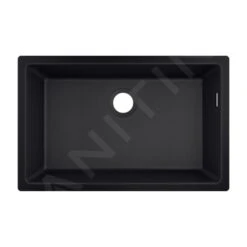 Hansgrohe Abwäschen - Granit-Unterbauspülbecken S510-U660, Graphitschwarz 43432170
