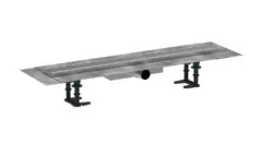 Hansgrohe RainDrain Compact - Duschrinne 70 Cm, Mit Gitter, Gebürstet Edelstahl 56164800