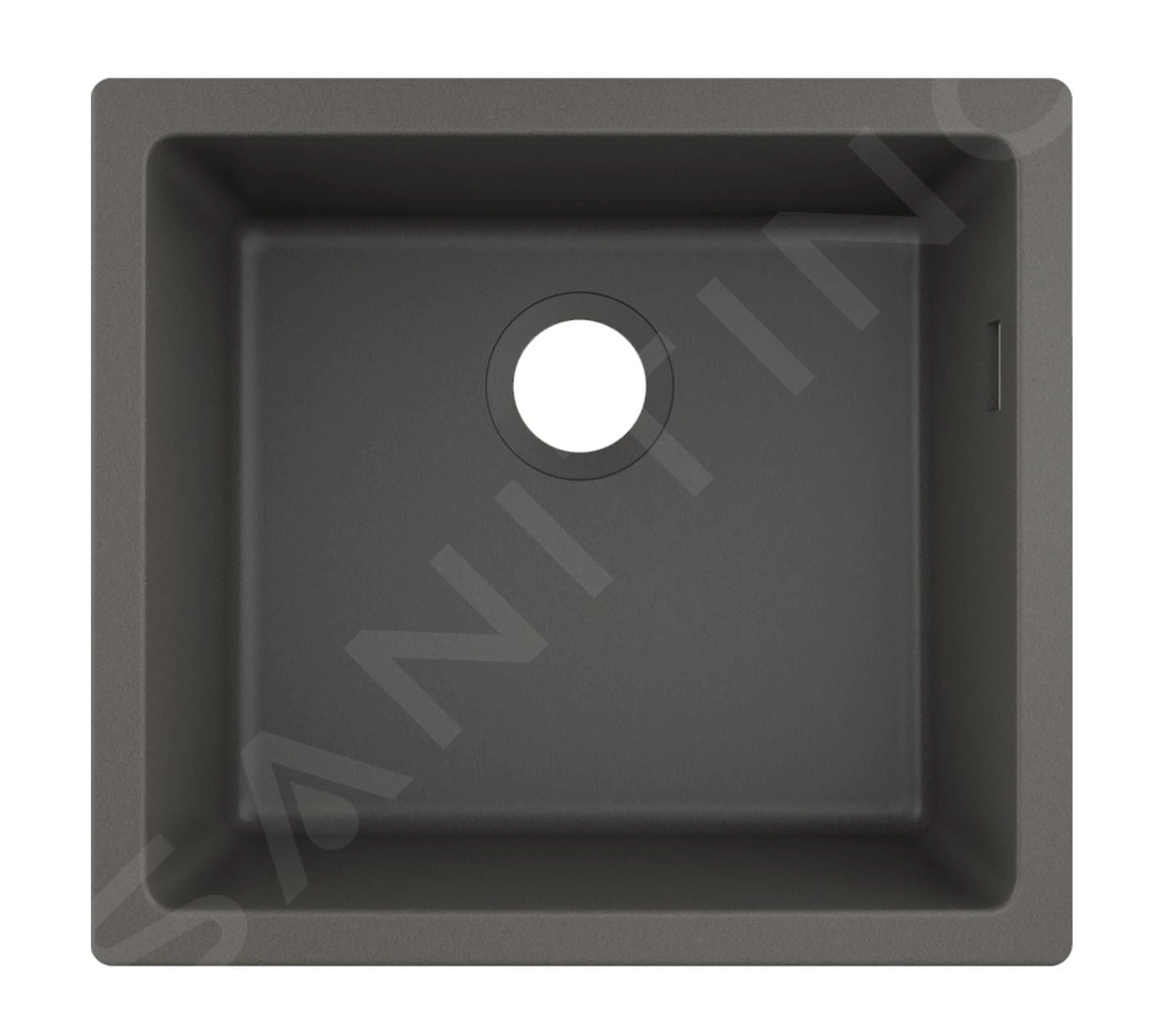 Hansgrohe Abwäschen - Granit-Unterbauspülbecken S510-U450, Steingrau 43431290 1 Hansgrohe Abwäschen - Granit-Unterbauspülbecken S510-U450, Steingrau 43431290
