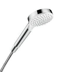 Hansgrohe Crometta - Handbrause, EcoSmart 9 L/min, Weiß/Chrom 26333400
