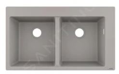 Hansgrohe Abwäschen - Granit-Einbauspülbecken S510-F770, Betongrau 43316380