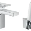 Hansgrohe Vernis Shape - Waschtischarmatur Mit Handbrause Bidette, Verchromt 71216000