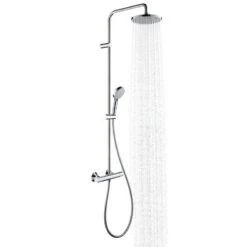 Hansgrohe Vernis Blend - Duschset Showepipe 200 Mit Thermostat, Verchromt 26276000 -Hansgrohe Verkaufsgeschäft 99bdda102e845f6fff545afd