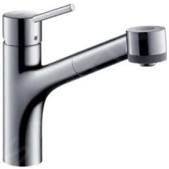 Hansgrohe Talis M52 - Spültischarmatur M5216-H170 Mit Ausziehbarer Geschirrbrause, SBOX, Verchromt 73860000