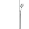 Hansgrohe Raindance Select S - Brausegarnitur 120 EcoSmart/Unica&apos;Comfort 110 R, Weiß/Chrom 26327400