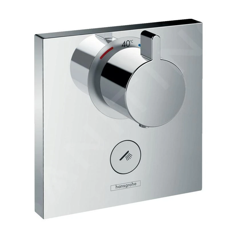 Hansgrohe Shower Select - Thermostatarmatur - Unterputz Für 1 Verbraucher Und Einen Zusätzlichen Abgang, Verchromt 15761000 1 Hansgrohe Shower Select - Thermostatarmatur - Unterputz Für 1 Verbraucher Und Einen Zusätzlichen Abgang, Verchromt 15761000