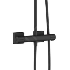 Hansgrohe Vernis Shape - Brausegarnitur Showerpipe 240 Mit Thermostat, 2 Strahlarten, Schwarz Matt 26427670 -Hansgrohe Verkaufsgeschäft 9ddd3738f0520fcaf8897ea3