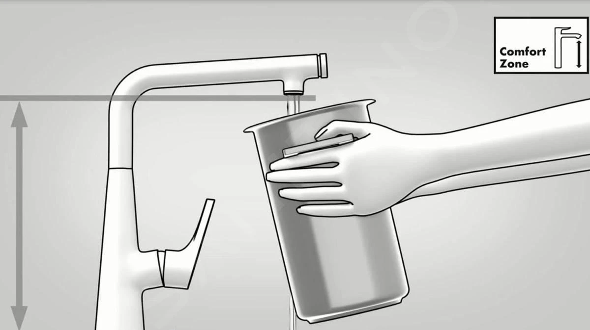 Hansgrohe Logis - Spültisch Einhebelmischer 220 Mit Geräteabsperrventil, Verchromt 71834000 4 Hansgrohe Logis - Spültisch Einhebelmischer 220 Mit Geräteabsperrventil, Verchromt 71834000 – Bild 4