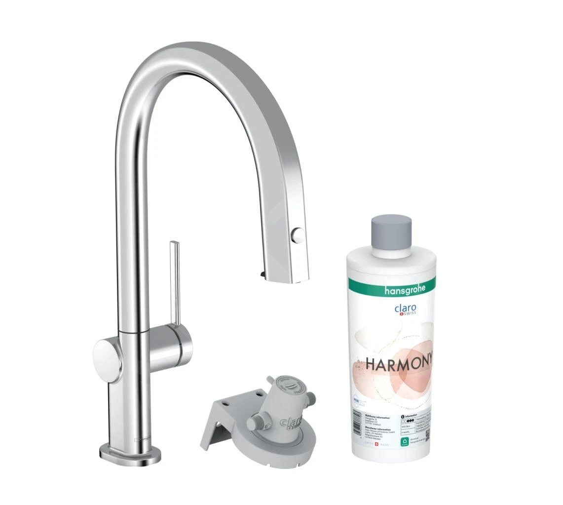 Hansgrohe Aqittura M91 - Spültischarmatur Mit Ausziehbarem Auslauf Und Mit Filterfunktion, Verchromt 76801000 1 Hansgrohe Aqittura M91 - Spültischarmatur Mit Ausziehbarem Auslauf Und Mit Filterfunktion, Verchromt 76801000