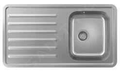 Hansgrohe Abwäschen - Granit-Einbauspülbecken S4111-F340 Mit Abtropffläche, Edelstahl 43340800