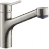 Hansgrohe Talis M52 - Spültischarmatur M5216-H170 Mit Ausziehbarer Geschirrbrause, SBOX, Edelstahl 73860800