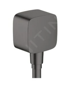 Hansgrohe Fixfit - Duschbogen Mit Rückschlagventil, Chrom Schwarz Gebürstet 26457340