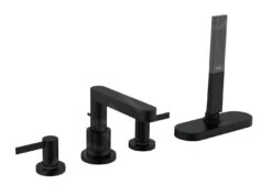 Hansgrohe Finoris - Armatur Am Wannenrand, 4-Loch-Installation, SBox, Schwarz Matt 76444670