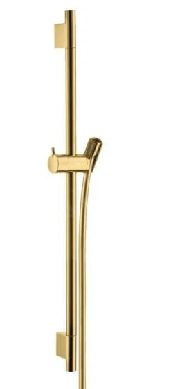 Hansgrohe Unica&apos;S - Duschstange 650 Mm, Mit Duschschlauch, Gold Poliert 28632990