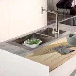 Hansgrohe Abwäschen - Einbauspülbecken S711-F655, Edelstahl 43309800 6 Hansgrohe Abwäschen - Einbauspülbecken S711-F655, Edelstahl 43309800 -Hansgrohe Verkaufsgeschäft ae418e099bda97b4114cb313