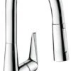 Hansgrohe Talis M51 - Spültischarmatur M5116-H160 Mit Ausziehbarer Geschirrbrause, SBOX, Verchromt 73850000