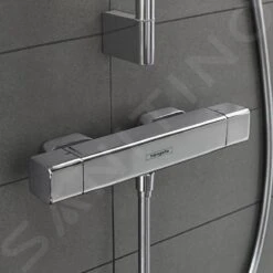 Hansgrohe Ecostat E - Thermostat-Duscharmatur, Verchromt 15773000 -Hansgrohe Verkaufsgeschäft b699e4c66f10f7a01af5b08e