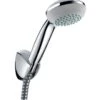 Hansgrohe Crometta 85 - Brausegarnitur Variojet 2jet, Mit Halter Porter&apos;C 1,25 M, Verchromt 27558000