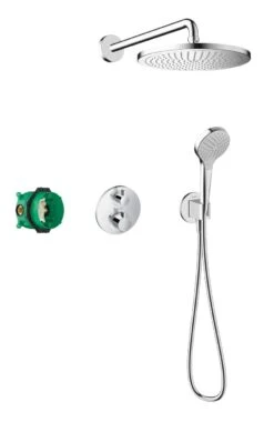 Hansgrohe Croma - Duschset 280, Mit Thermostat Ecostat S-Unterputz, Verchromt 27954000