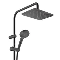 Hansgrohe Vernis Shape - Duschset Showepipe 230 Mit Thermostat, EcoSmart, Schwarz Matt 26097670 -Hansgrohe Verkaufsgeschäft ba7168c45e1fb89cf6ebea66