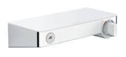 Hansgrohe ShowerTablet Select - Thermostat-Duscharmatur 300, Weiß - Verchromt 13171400
