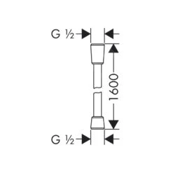 Hansgrohe Brauseschläuche - Brauseschlauch Isiflex 1,60 M, Weiß 28276450 -Hansgrohe Verkaufsgeschäft bb557eac936c1ae17fae9f29