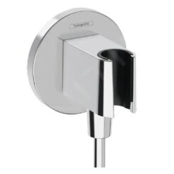 Hansgrohe Fixfit - Wandanschlussbogen Mit Brausehalter, Verchromt 26888000