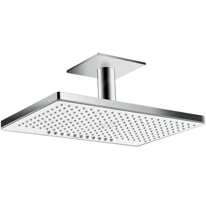 Hansgrohe Rainmaker Select - Kopfbrause 460, Ausladung 100 Mm, 2 Strahlen, Weiß / Verchromt 24004400 1 Hansgrohe Rainmaker Select - Kopfbrause 460, Ausladung 100 Mm, 2 Strahlen, Weiß / Verchromt 24004400